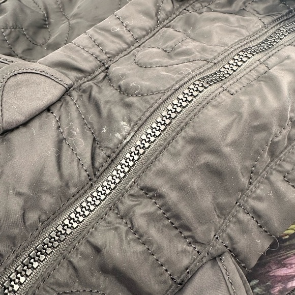 Marc Jacobs Black Quilted Nylon Diaper Tote Bag FLAWS - Picture 7 of 10